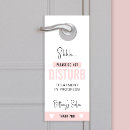 Search for door signs hangers Blush pink