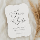 Search for wedding save the date invitations Typography