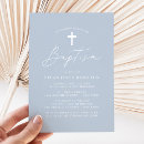 Search for religious invitations Dusty blue