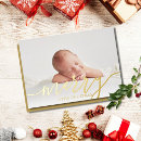 Search for holiday birth announcement cards Merry little christmas