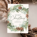 Search for non photo christmas cards Greenery