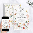 Search for birthday invitations Floral