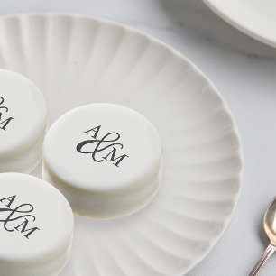 Ampersand Monogram Wedding Chocolate Covered Oreo