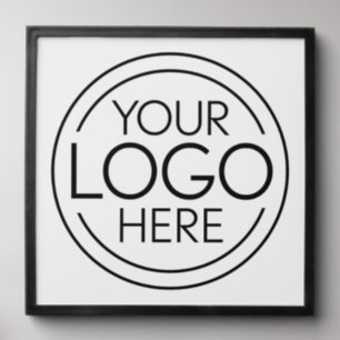 Basic Office Business Logo Peel And Stick Photo Tile