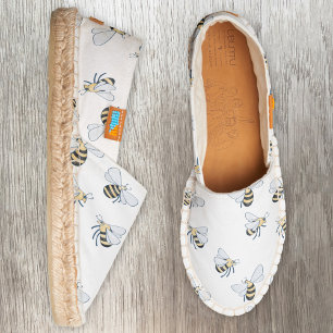 Bees Watercolor Espadrilles