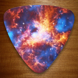 Bursting Nebula Custom Guitar Pick