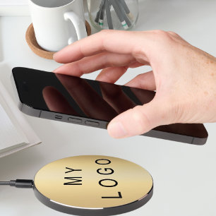 Business logo wireless charger 