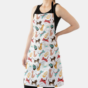 Cats around the world apron