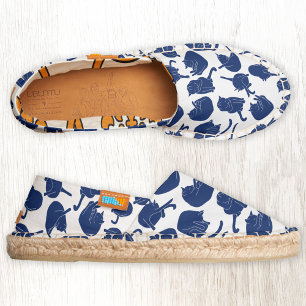 Cats Navy Blue Espadrilles