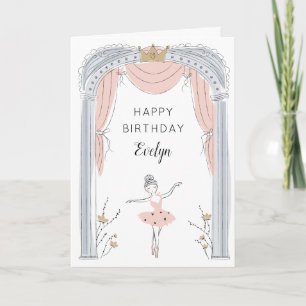 Center Stage Birthday Card