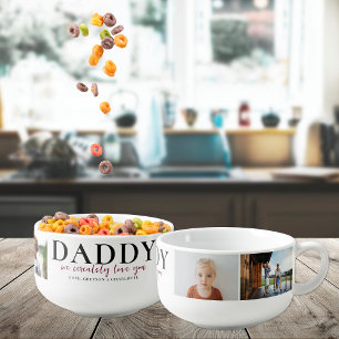 Cerealsly Love You   Dad's Cereal 4 Photo Bowl