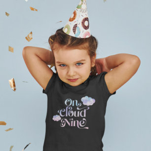 Cloud Nine Girl Birthday Party T-Shirt