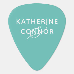 Couples Wedding Favor Guitar Pick