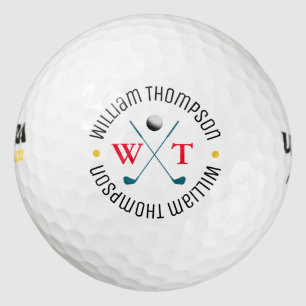 create cool stylish monogram_ball golf balls