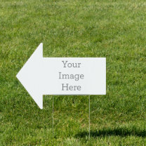 Create Your Own 18" x 24" Arrow Yard Sign