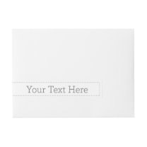 Create Your Own 1"x7.25" Wraparound Address Labels