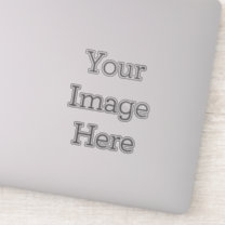 Create Your Own 8''x8'' Glossy Transparent Sticker