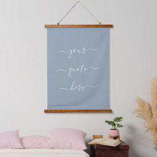 Create Your Own Custom Quote Elegant Script Hanging Tapestry