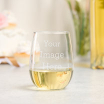 Create Your Own Etched Stemless Wine Glass