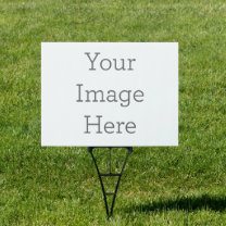 Create Your Own Medium Rectangle Yard Sign