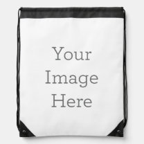 Create Your Own Polyester Drawstring Backpack