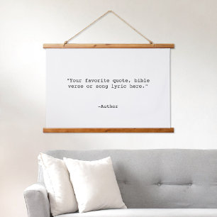 Create Your Own Quote Hanging Tapestry