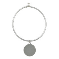 Create Your Own Round Charm Bangle Bracelet