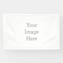 Create Your Own Vinyl Banner, 2.5'x4' Banner