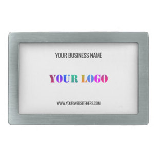 Custom Business Logo Name Website Belt Buckle