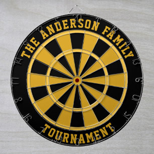 Custom Family Name Personalized Dartboard