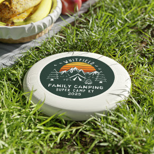 Custom Family Vacation Matching Camping Wham-O Frisbee