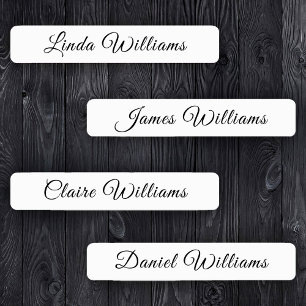 Custom Multiple Names Fabric Clothing Kids' Labels