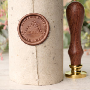 Custom Wax Seal Stamp For Mountain Wedding