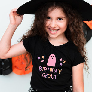 Cute Birthday Ghoul Pastel Ghost Halloween Toddler T-shirt