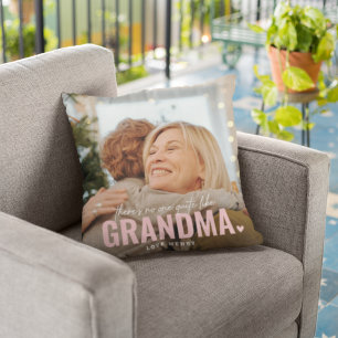 Cute Custom Photo Keepsake GRANDMA Gift Throw Pillow