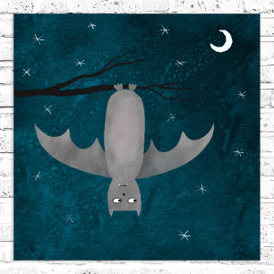 Cute Vampire Bat Poster