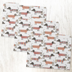 Dachshund Sausage Dog File Folder