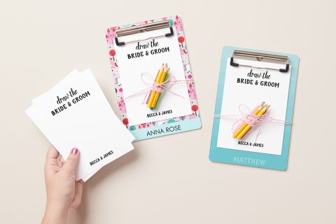 DIY Wedding Kids Coloring Activity Book