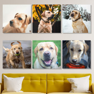 Easy Create Your Personalized 6 Photographs Acrylic Photo Tile