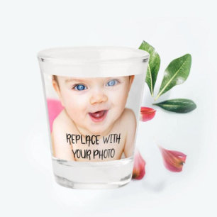 Easy design unique one of a kind personalized shot glass