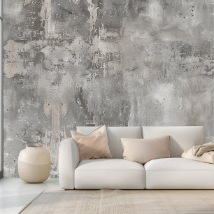 Elegant Pastel Concrete Effect Wallpaper