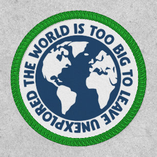 Explore The World Adventure Globe Patch