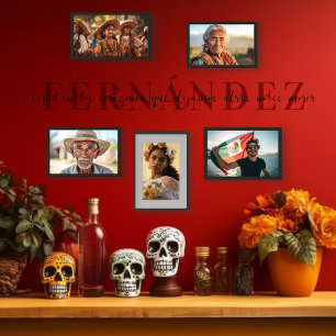 Family Name & Día de Los Muertos Quote Wall Decal