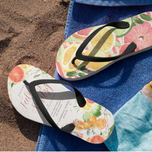 Feeling Spritzy   Citrus Bachelorette Weekend  Flip Flops