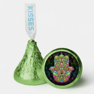 Hamsa Fatma Hand Psychedelic Art Hershey®'s Kisses®