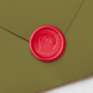 Hand-lettered Joy Wax Seal Stamp