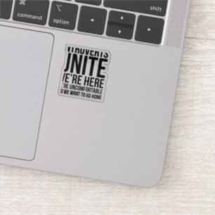 Introverts Unite Sticker