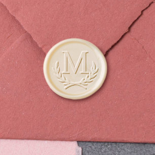 Laurel Wreath Custom Monogram Wax Seal Stamp