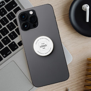 Logo Business Professional White PopSocket