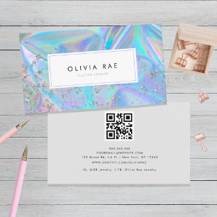 Luxury Holographic Trendy  Business Card